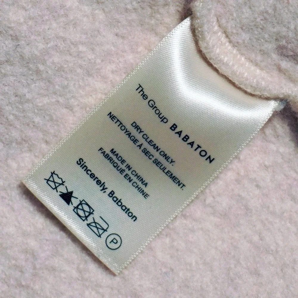 Aritzia Babaton Merino Wool Shawl Heather Bone Coatigan‎ M L 10 12 Luxe Designer